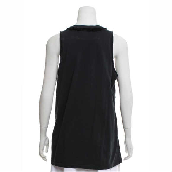 3.1 Phillip Lim Iridescent Sequin Black Tank Top - Picture 3 of 14